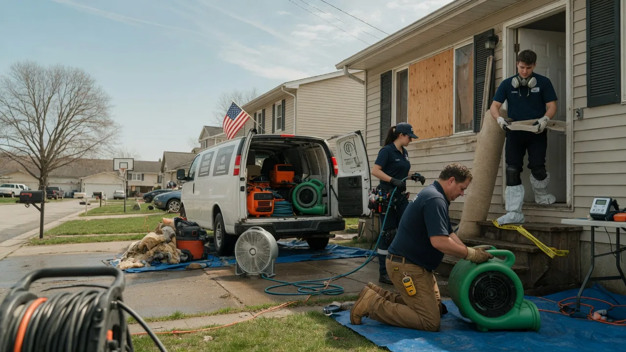Water Damage Restoration in Hustontown, PA near me